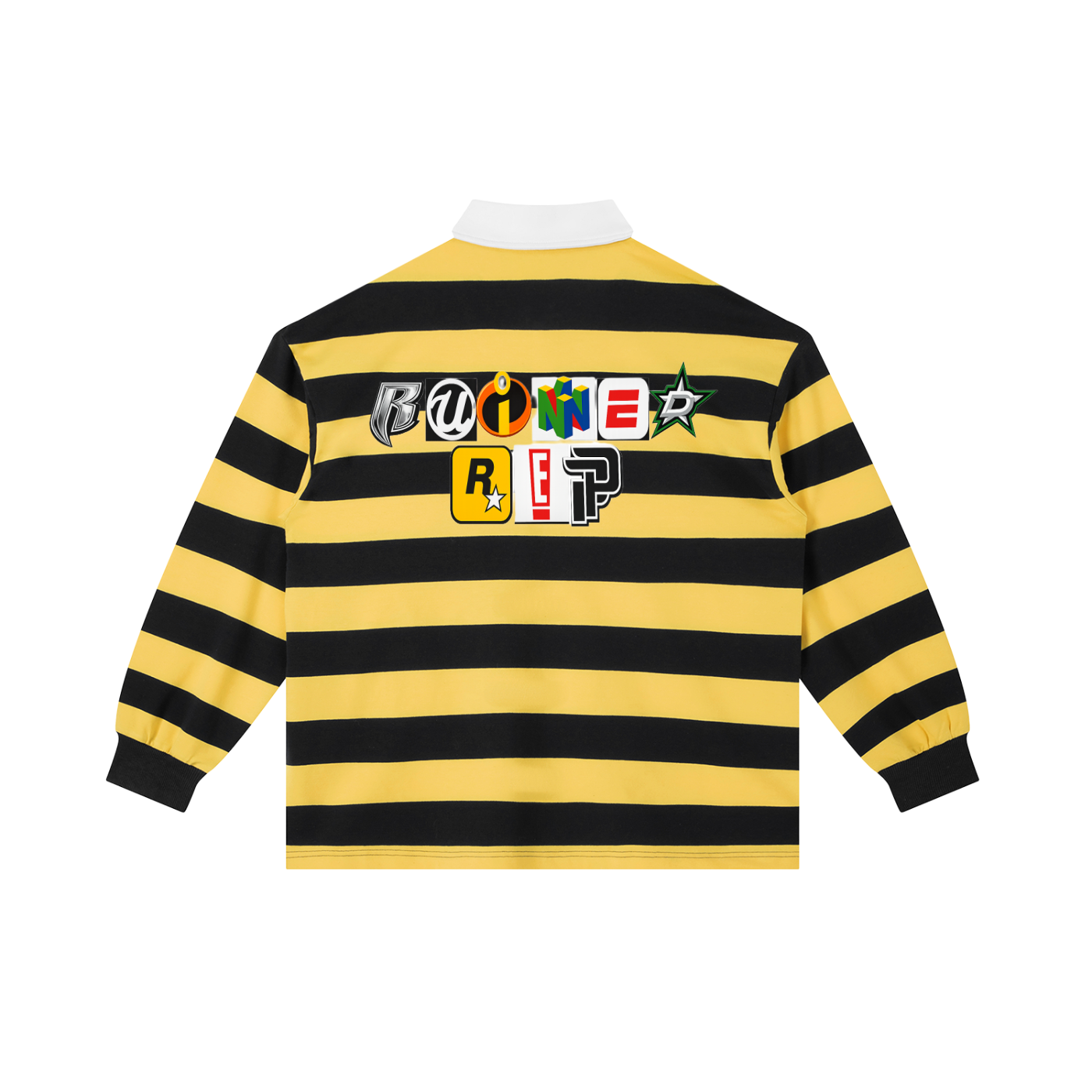 Mixed logo stripe rugby