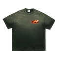 Flame logo Gradient Washed T-Shirt
