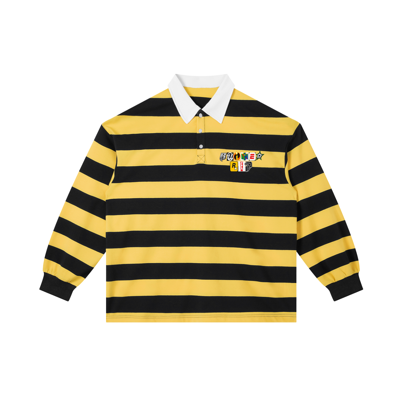 Mixed logo stripe rugby